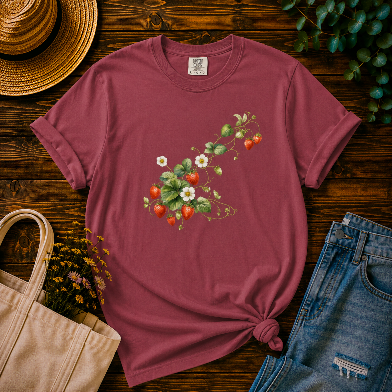 Strawberry Patch Tee
