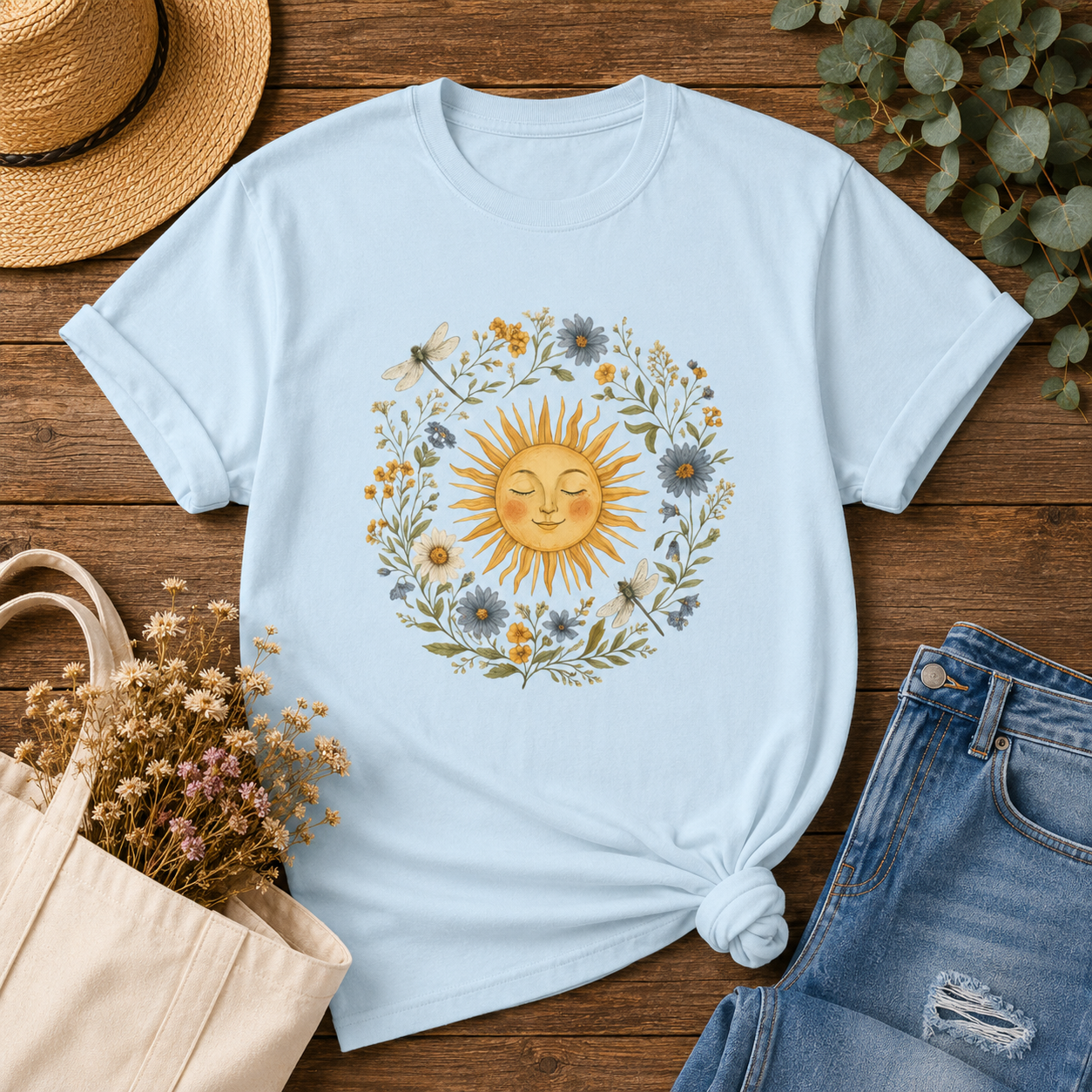 Sunshine Wreath Tee