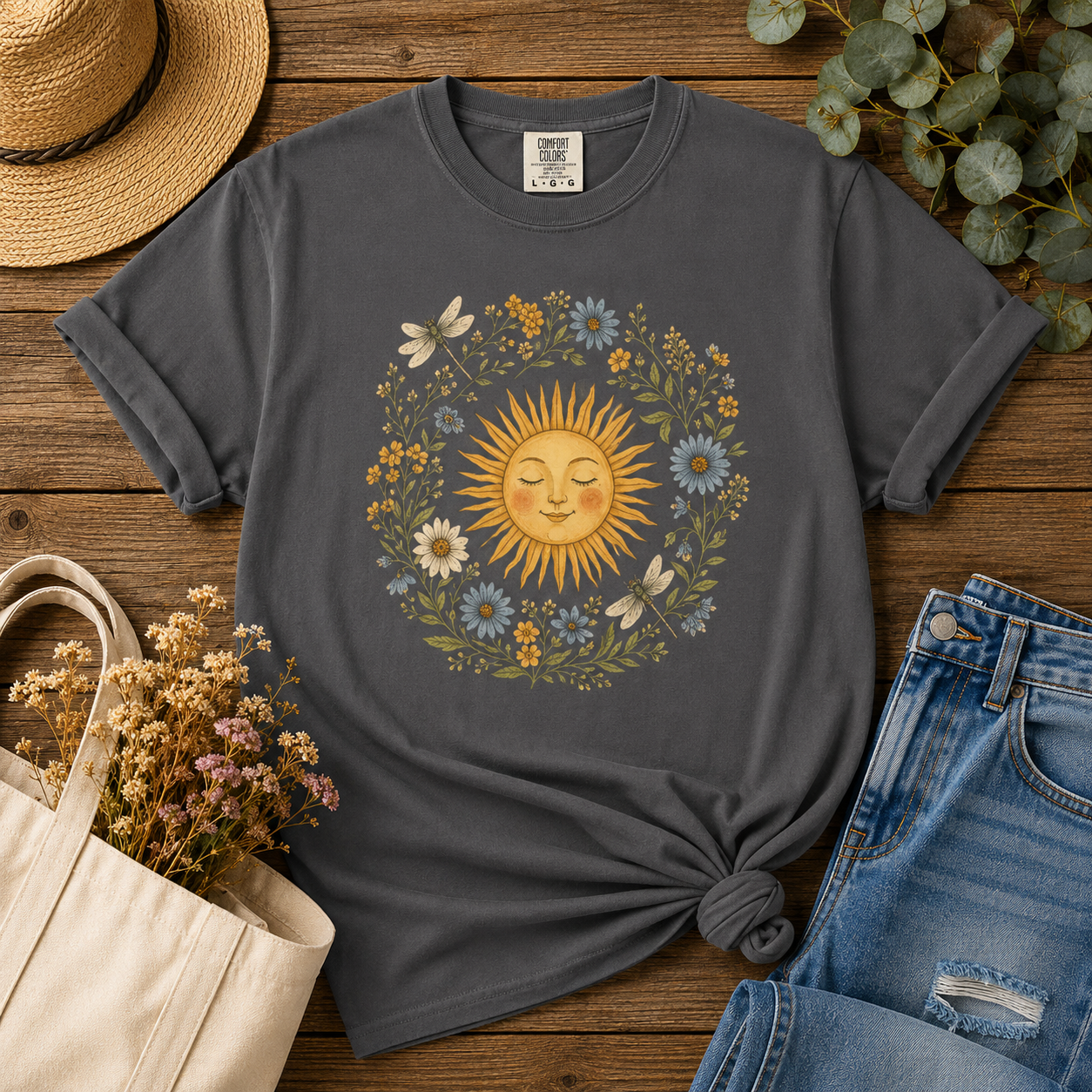 Sunshine Wreath Tee