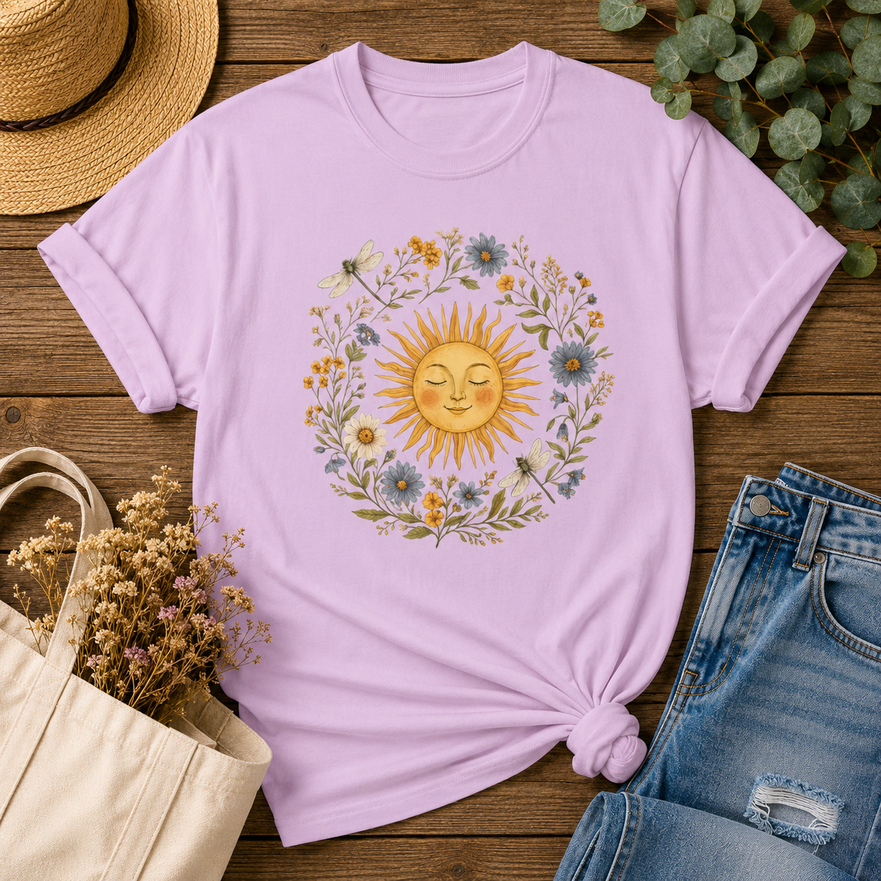 Sunshine Wreath Tee