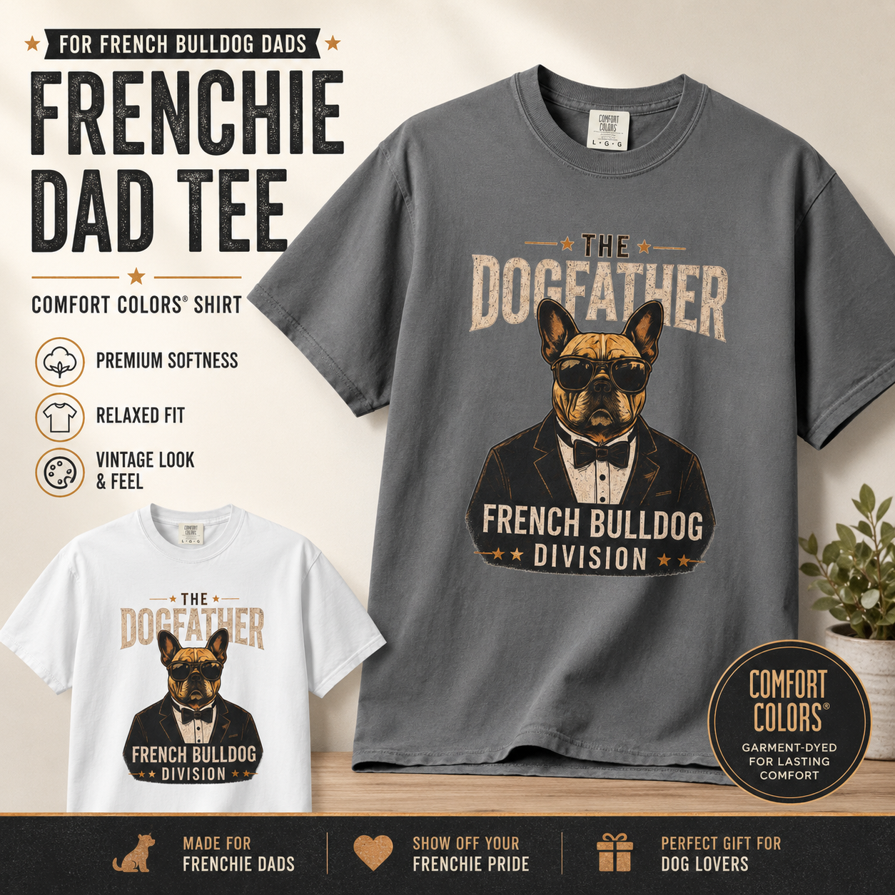 The Dogfather - French Bulldog Division