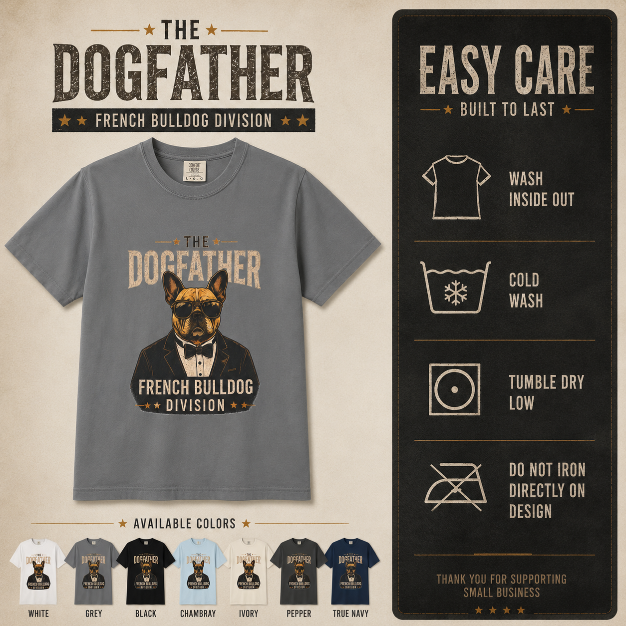 The Dogfather - French Bulldog Division