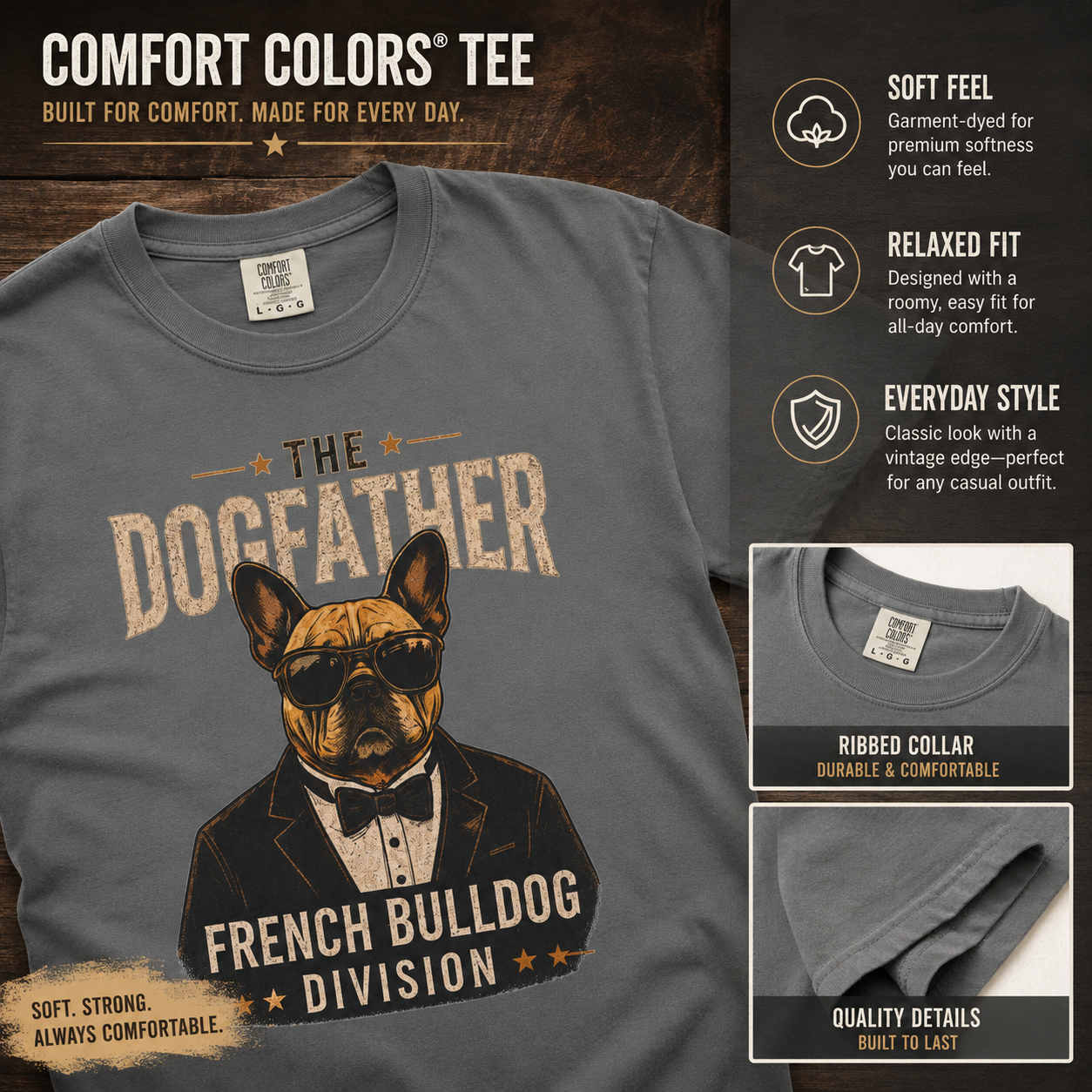 The Dogfather - French Bulldog Division