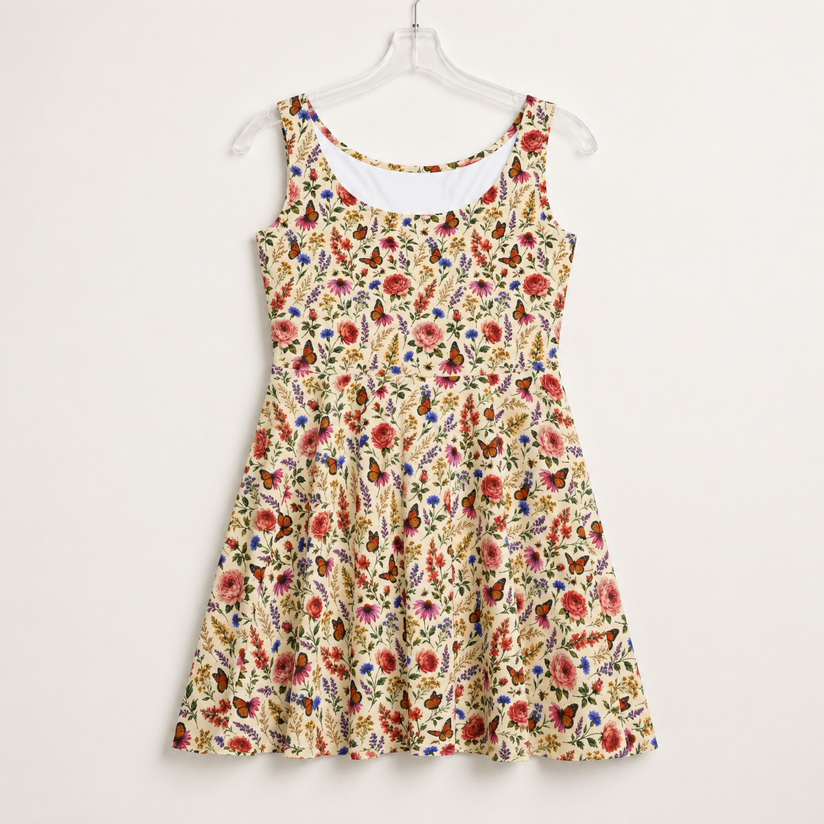 Morning Meadow Watercolor Wildflower Dress