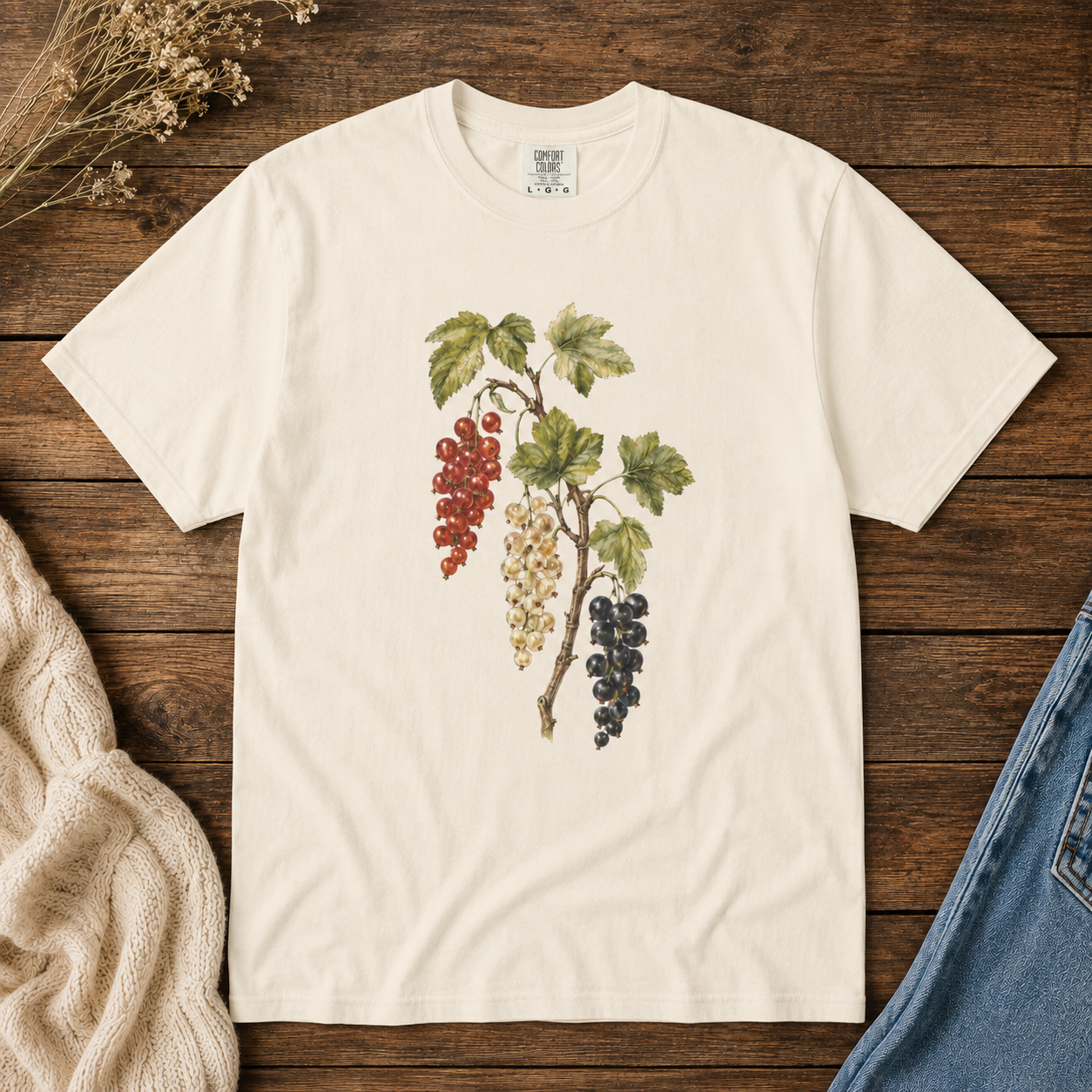 Three Currants Tee