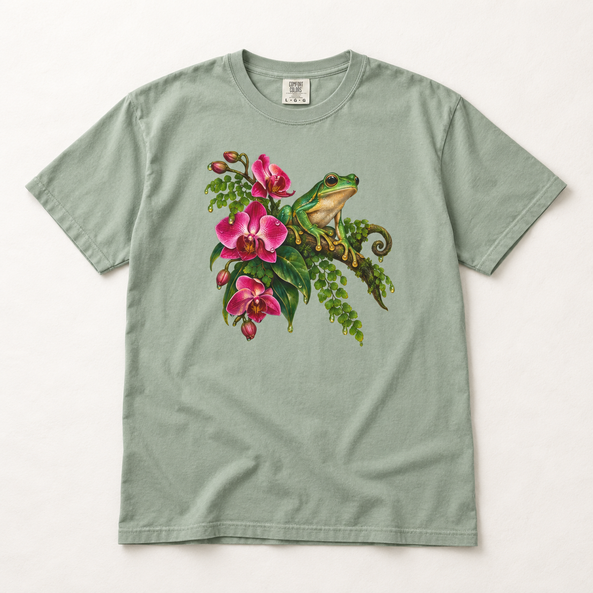 Tree Frog T-Shirt — Garment-Dyed Cotton