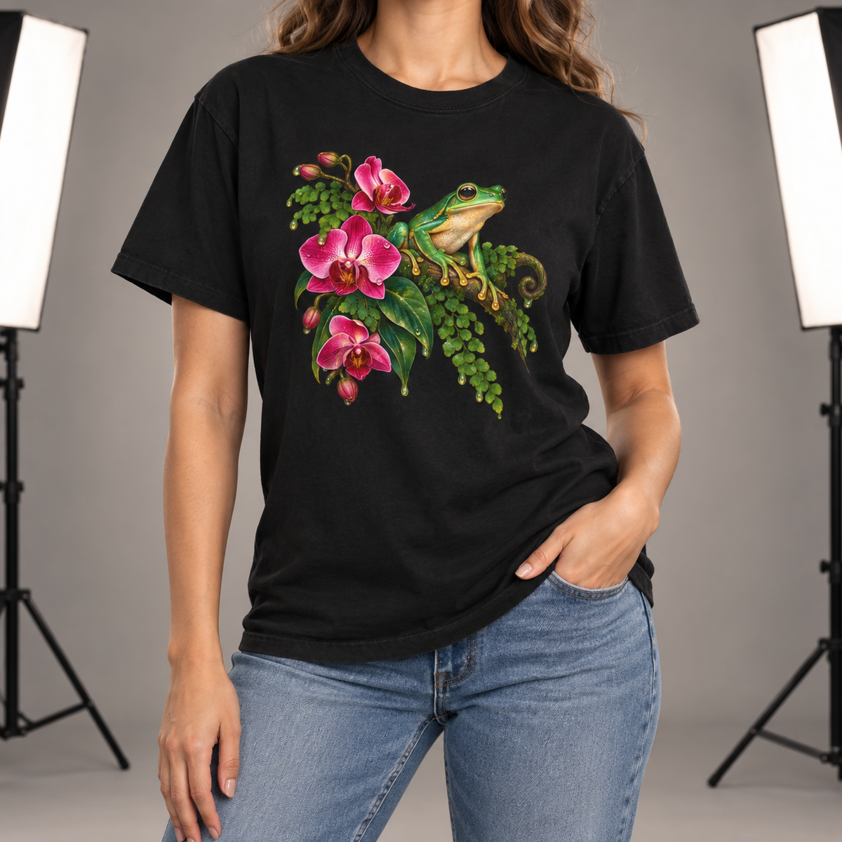 Tree Frog T-Shirt — Garment-Dyed Cotton