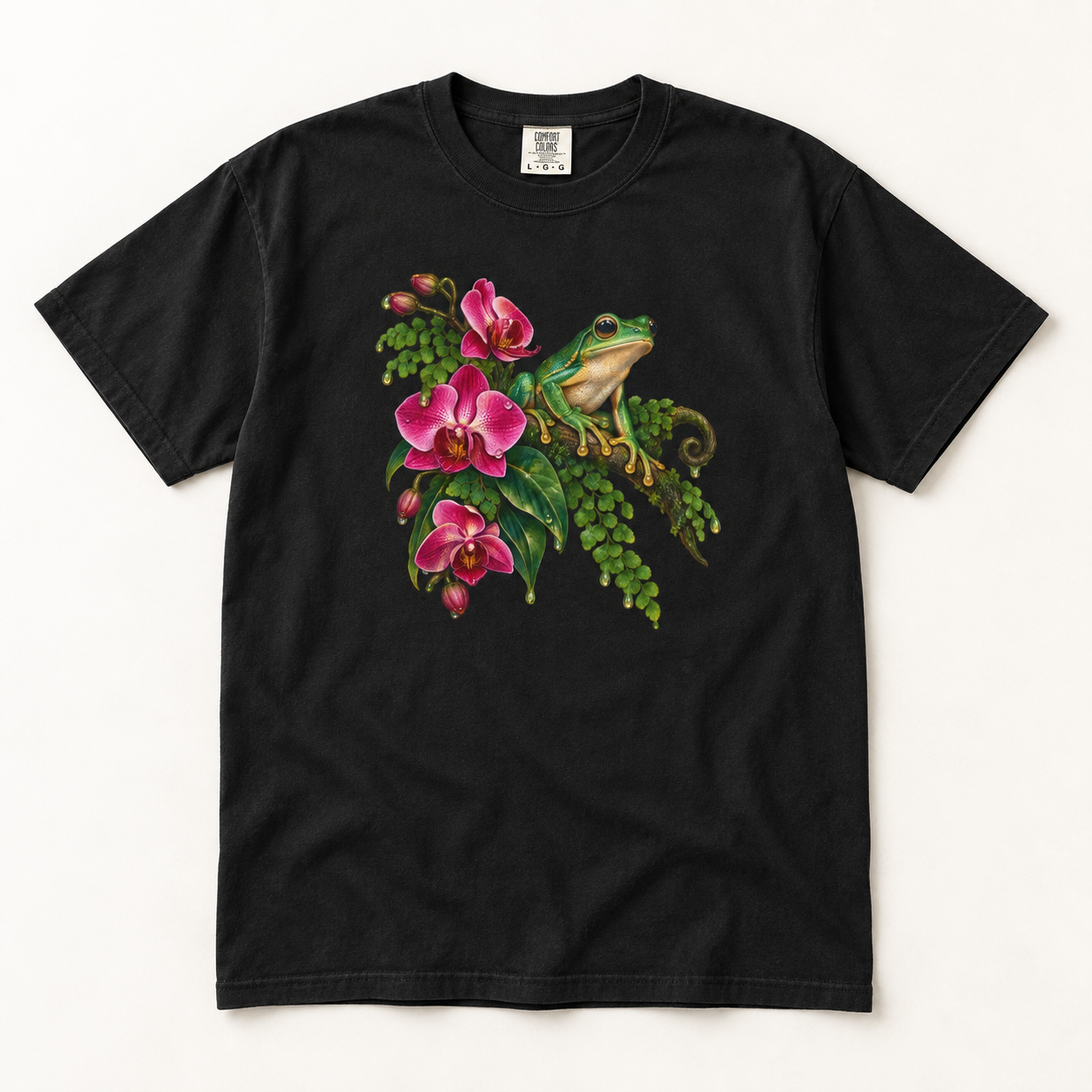 Tree Frog T-Shirt — Garment-Dyed Cotton