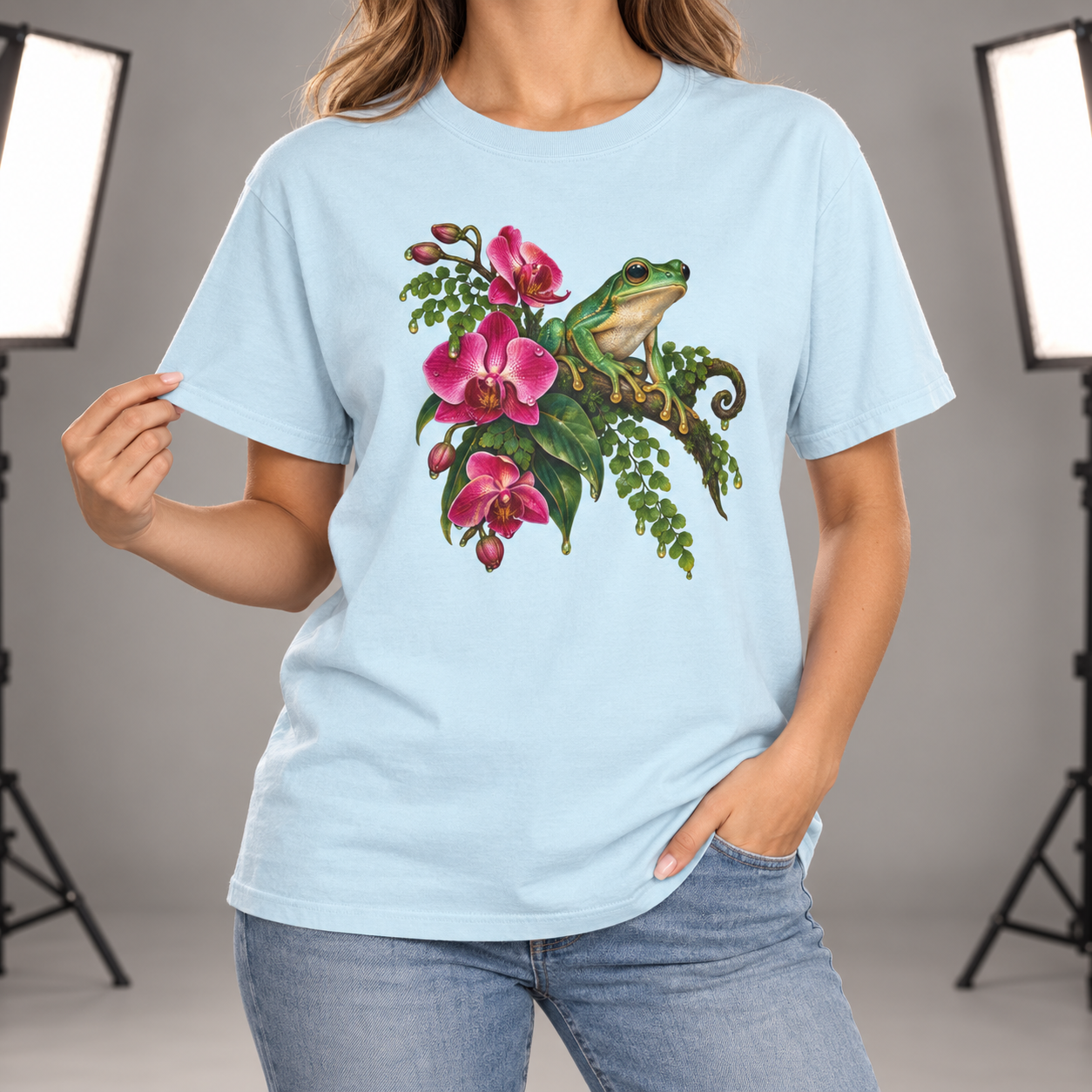 Tree Frog T-Shirt — Garment-Dyed Cotton