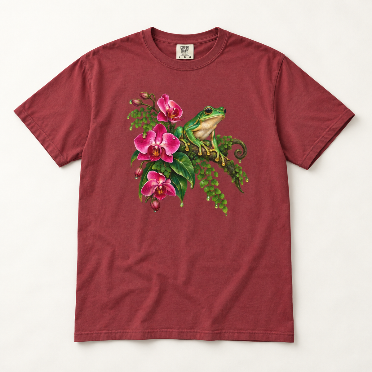 Tree Frog T-Shirt — Garment-Dyed Cotton