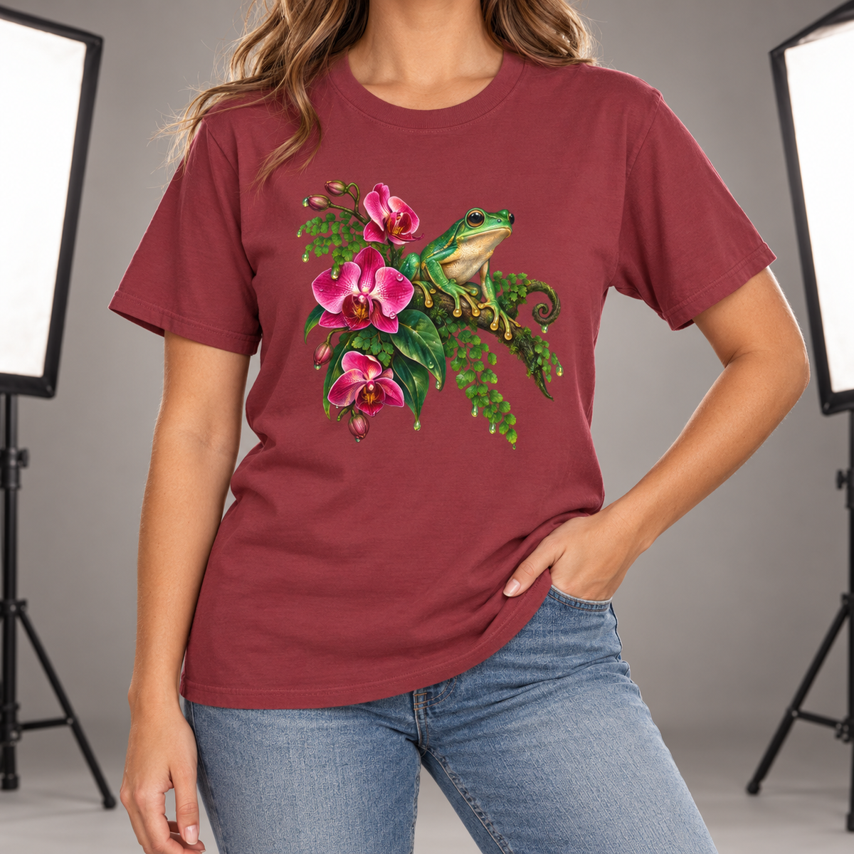 Tree Frog T-Shirt — Garment-Dyed Cotton