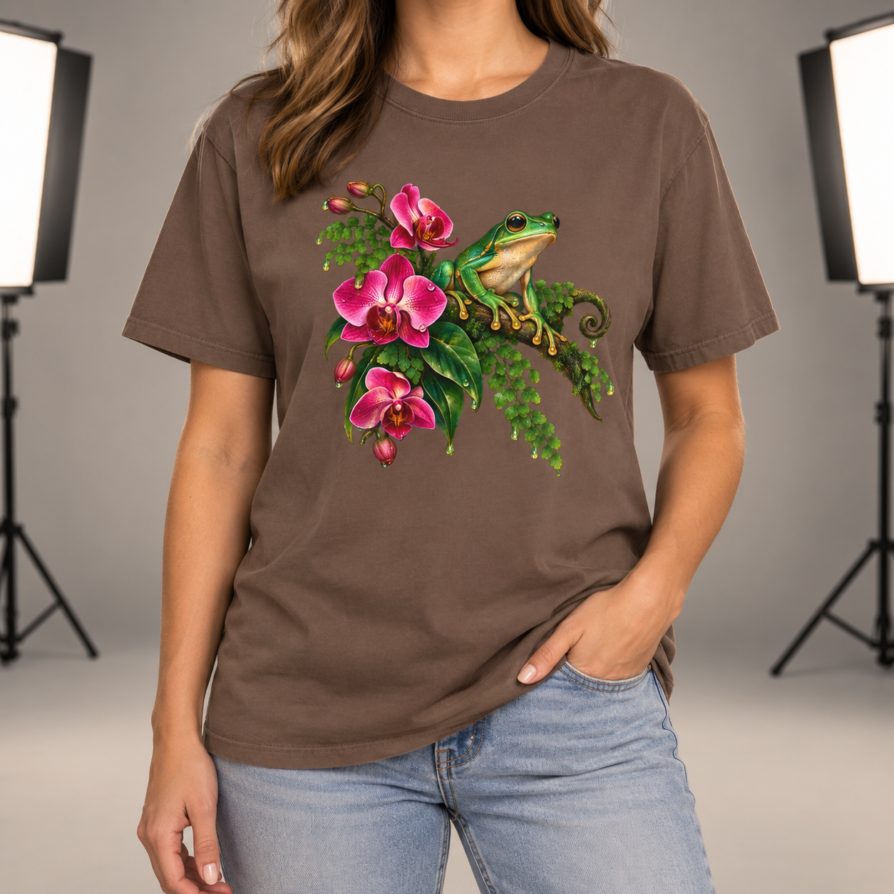 Tree Frog T-Shirt — Garment-Dyed Cotton