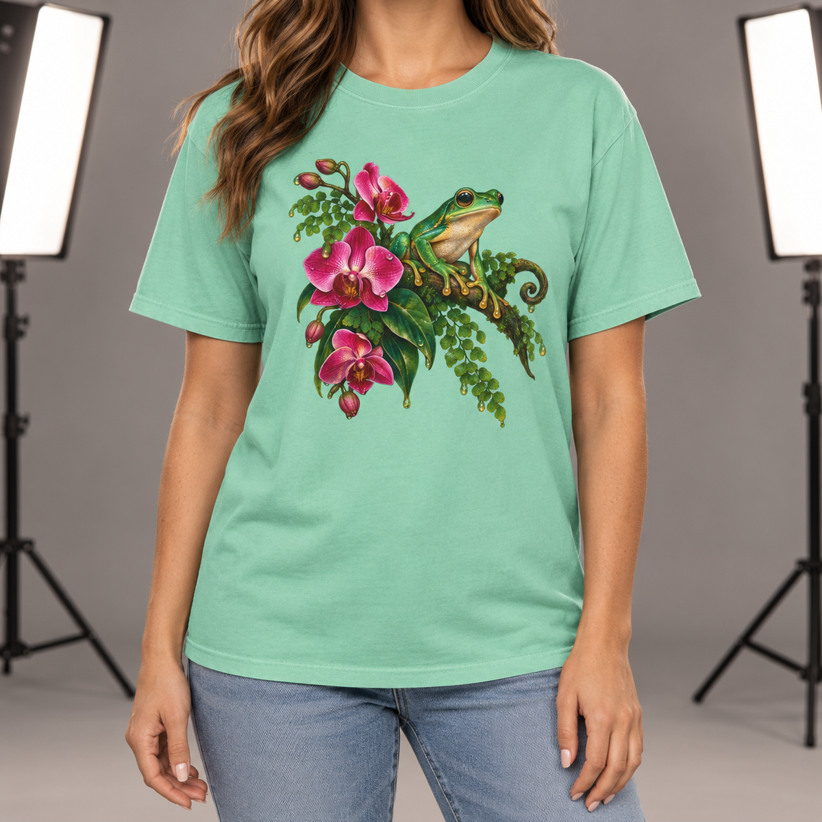 Tree Frog T-Shirt — Garment-Dyed Cotton