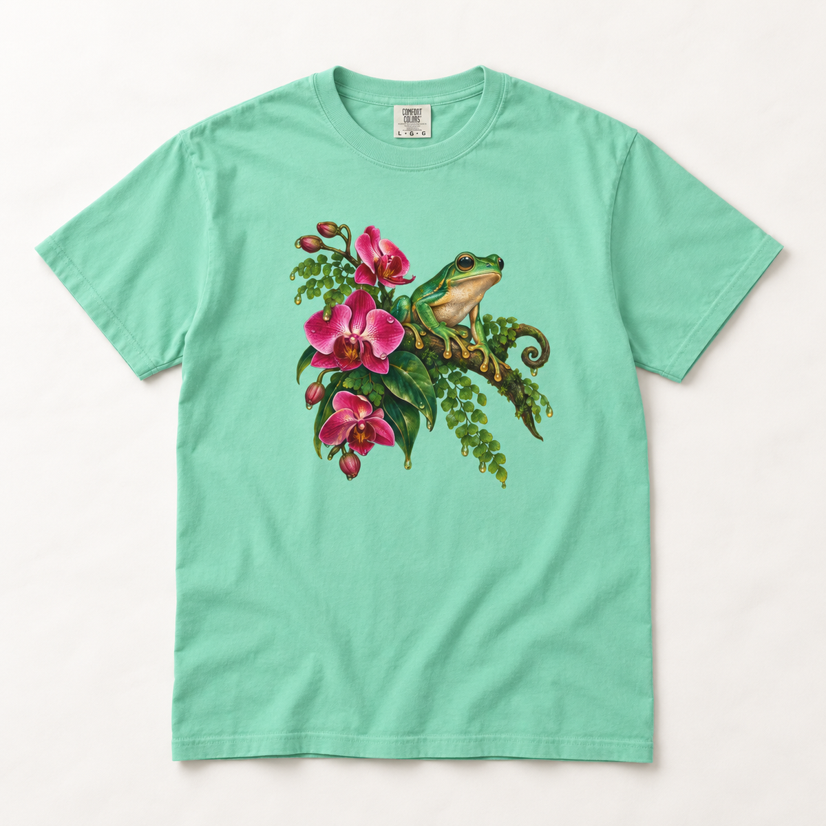 Tree Frog T-Shirt — Garment-Dyed Cotton