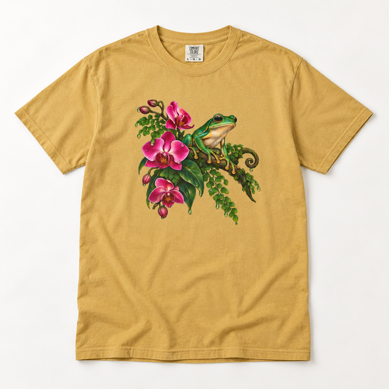 Tree Frog T-Shirt — Garment-Dyed Cotton