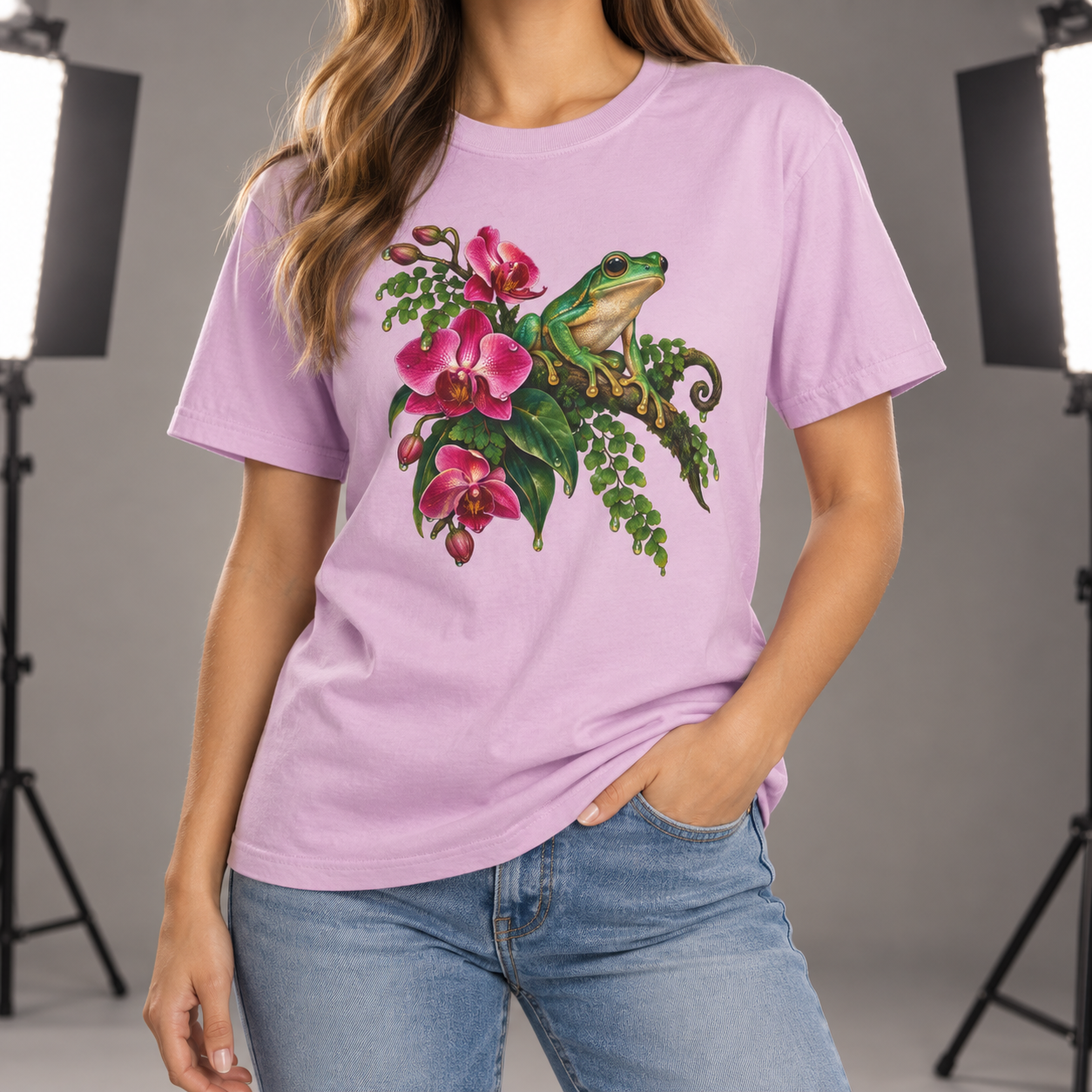 Tree Frog T-Shirt — Garment-Dyed Cotton
