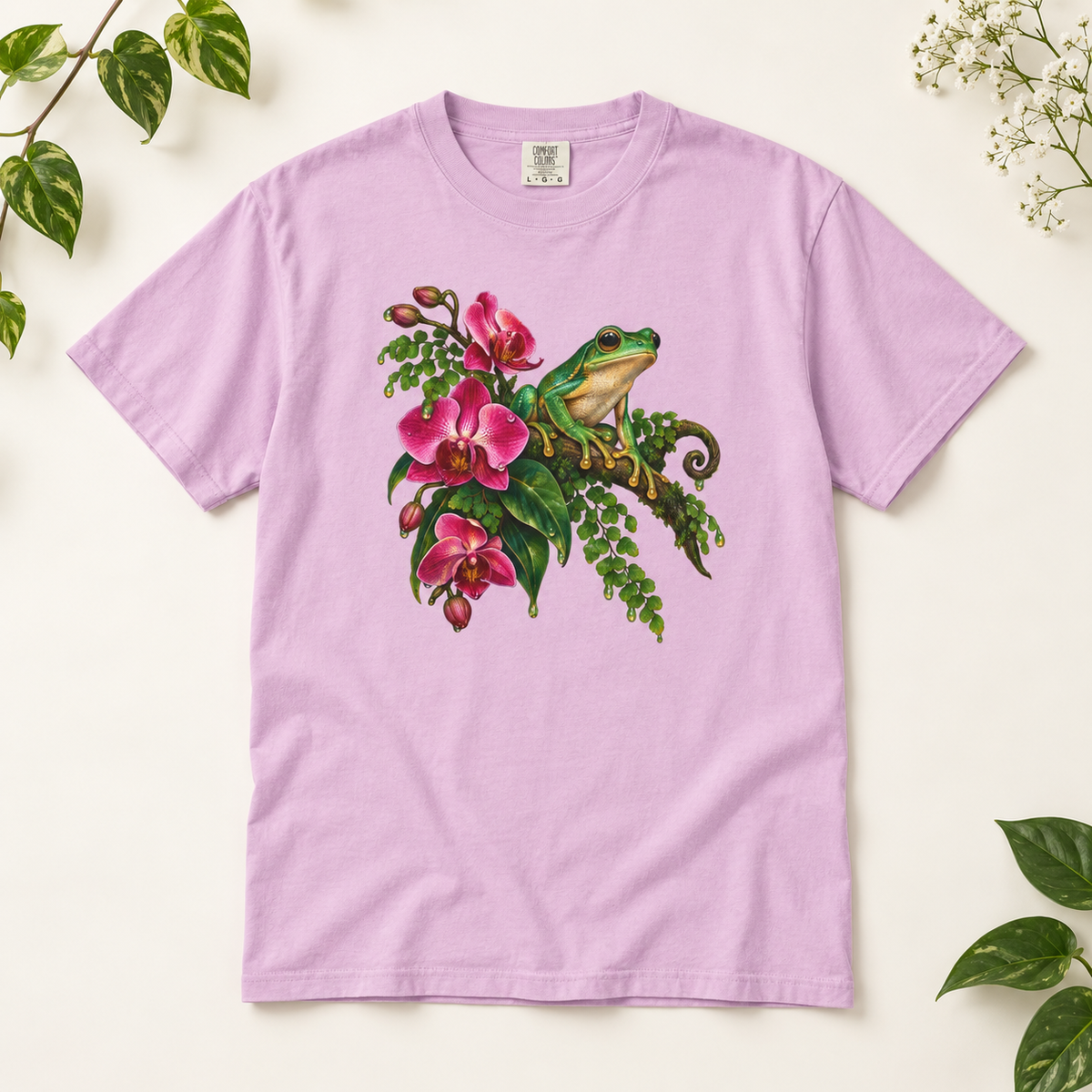 Tree Frog T-Shirt — Garment-Dyed Cotton