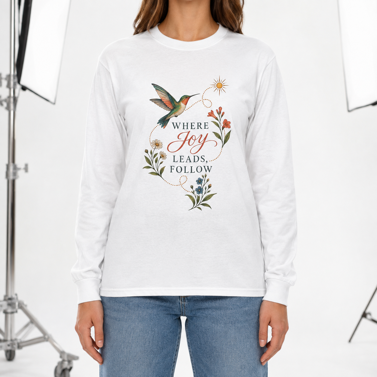 Where Joy Leads Long Sleeve T-Shirt