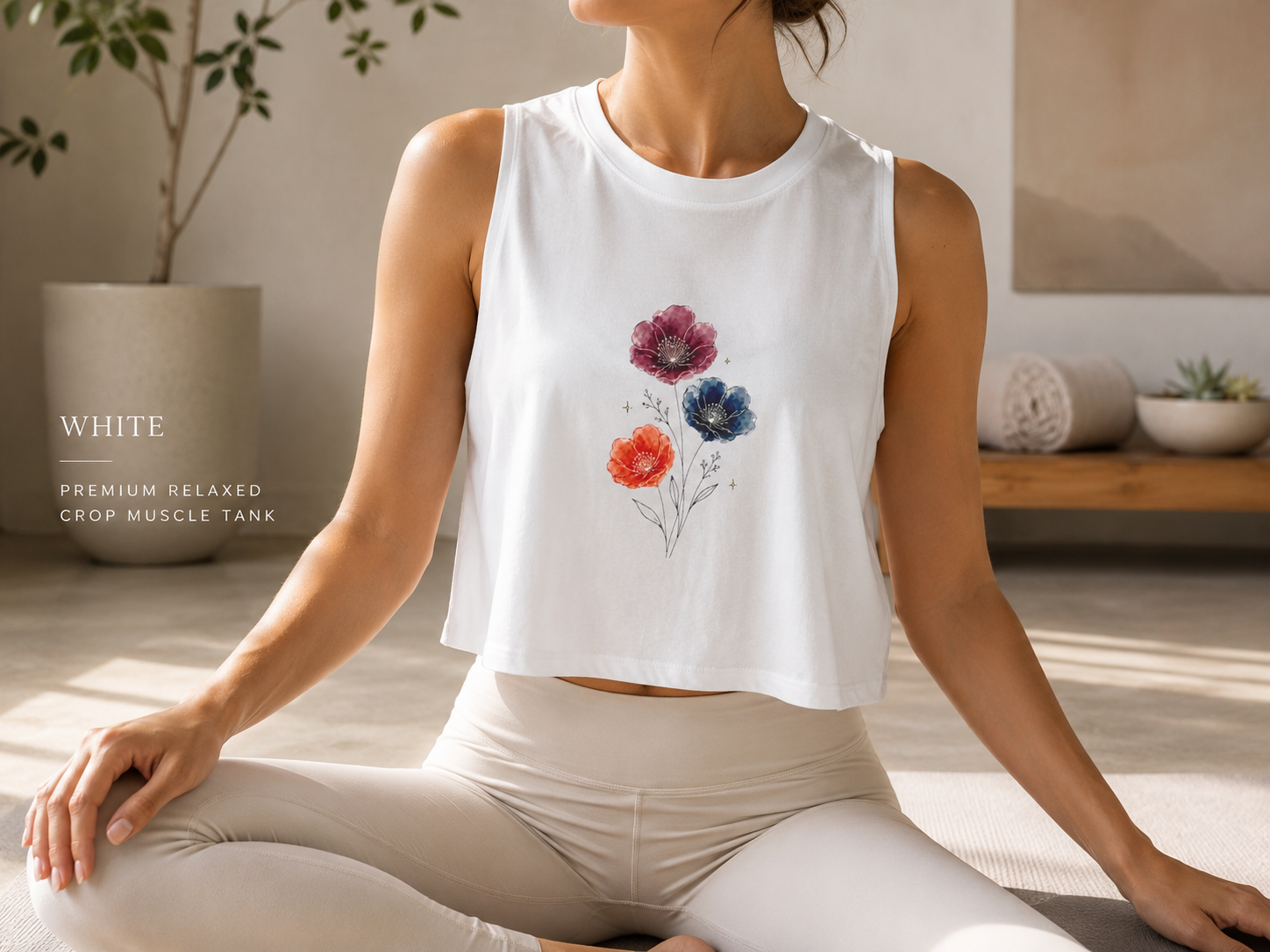 Wild Poppies Crop Top