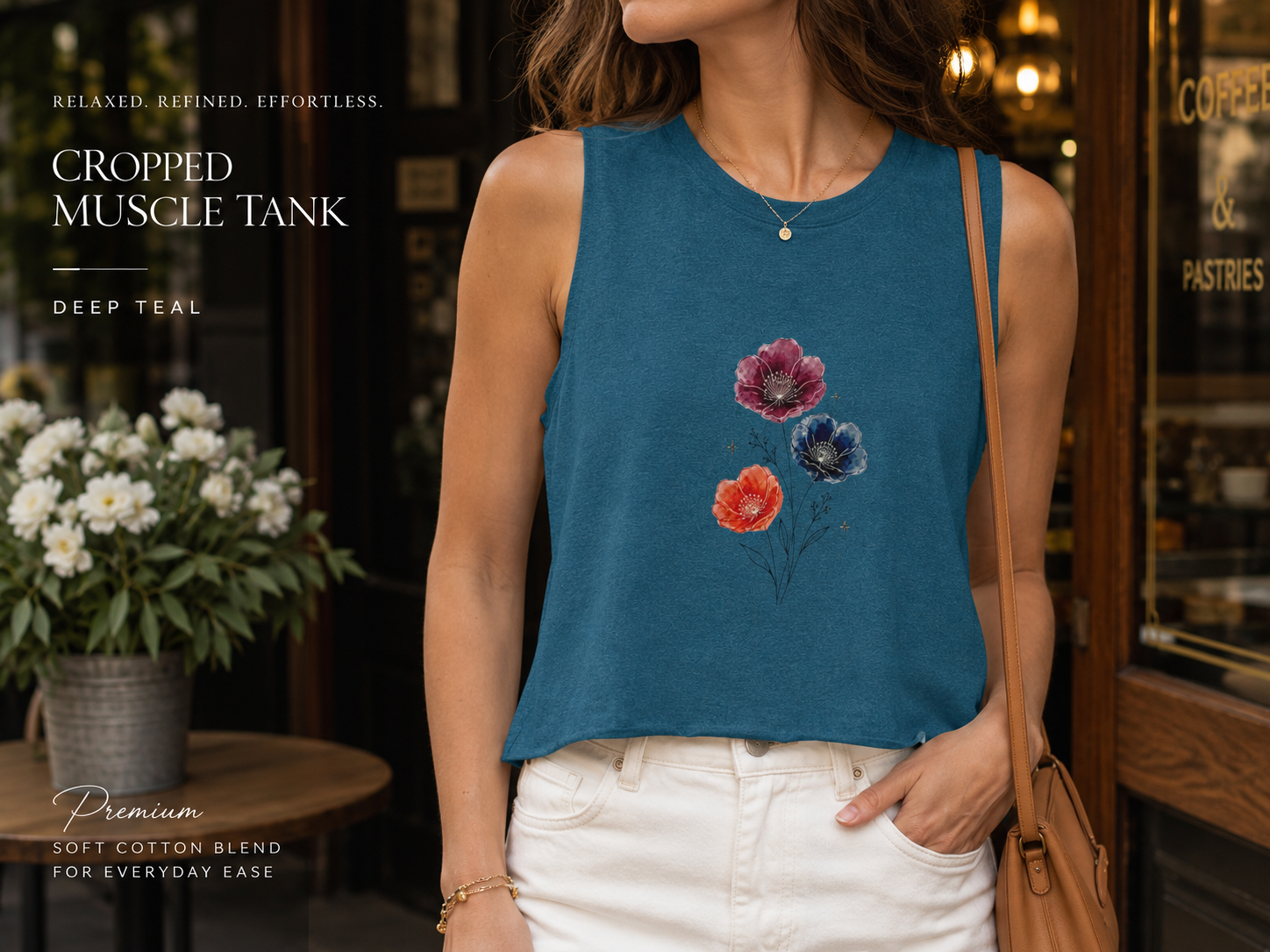 Wild Poppies Crop Top