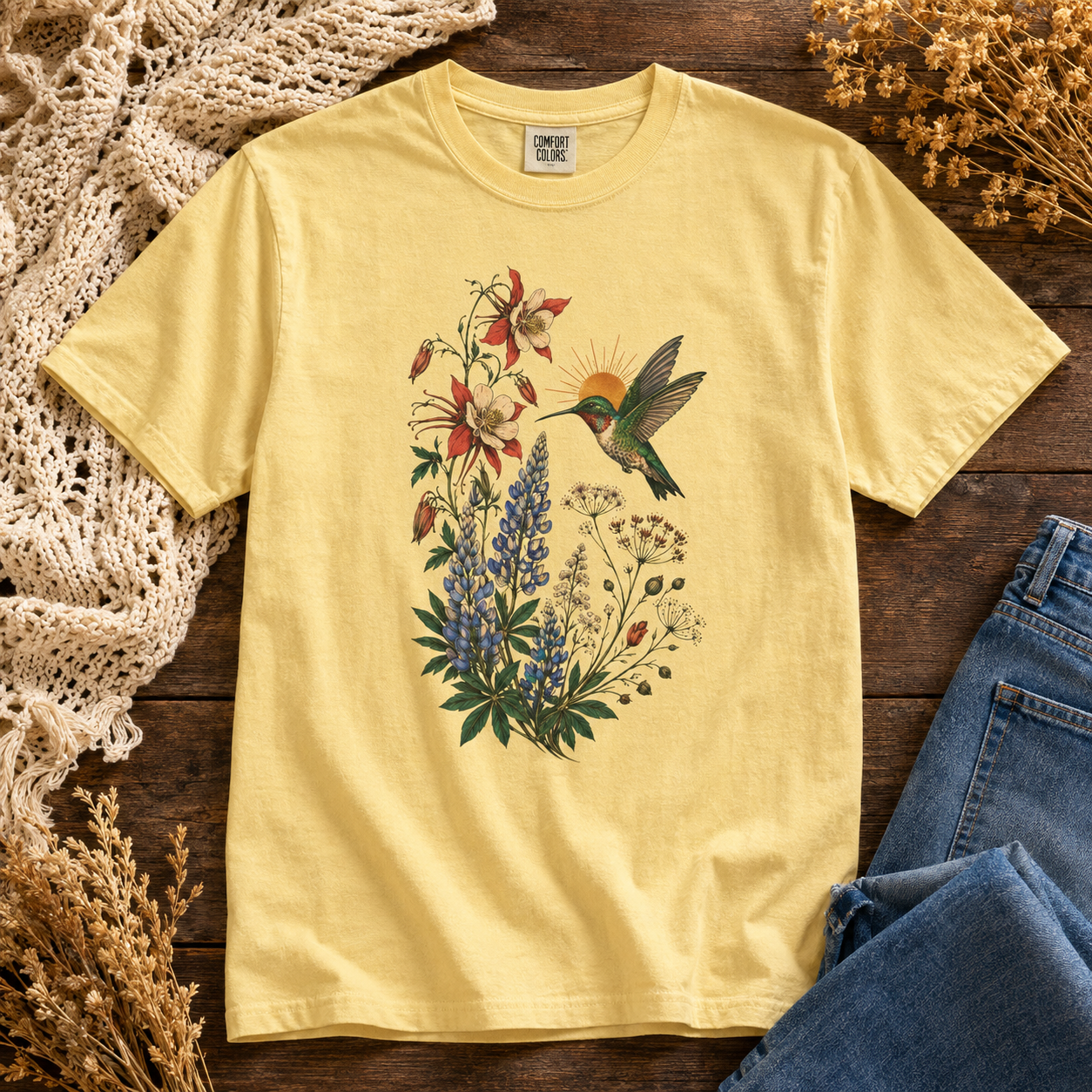 Wildflower Hummingbird Tee
