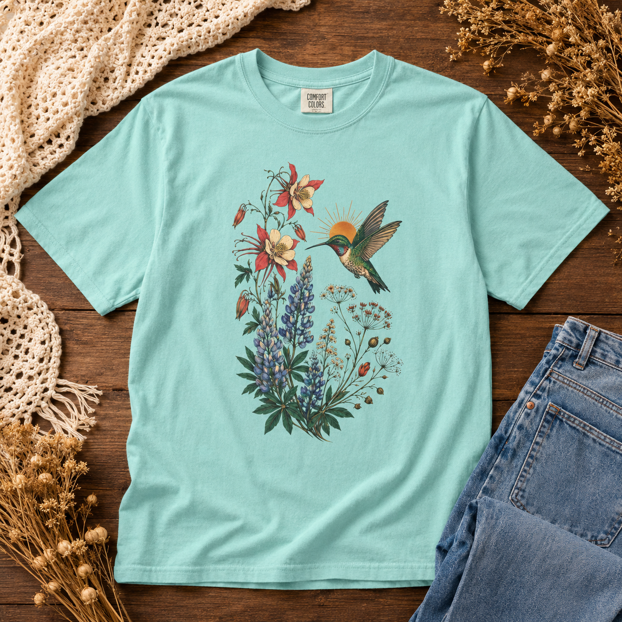 Wildflower Hummingbird Tee
