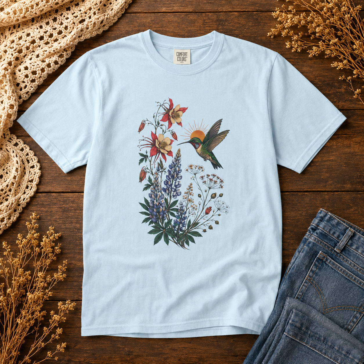 Wildflower Hummingbird Tee