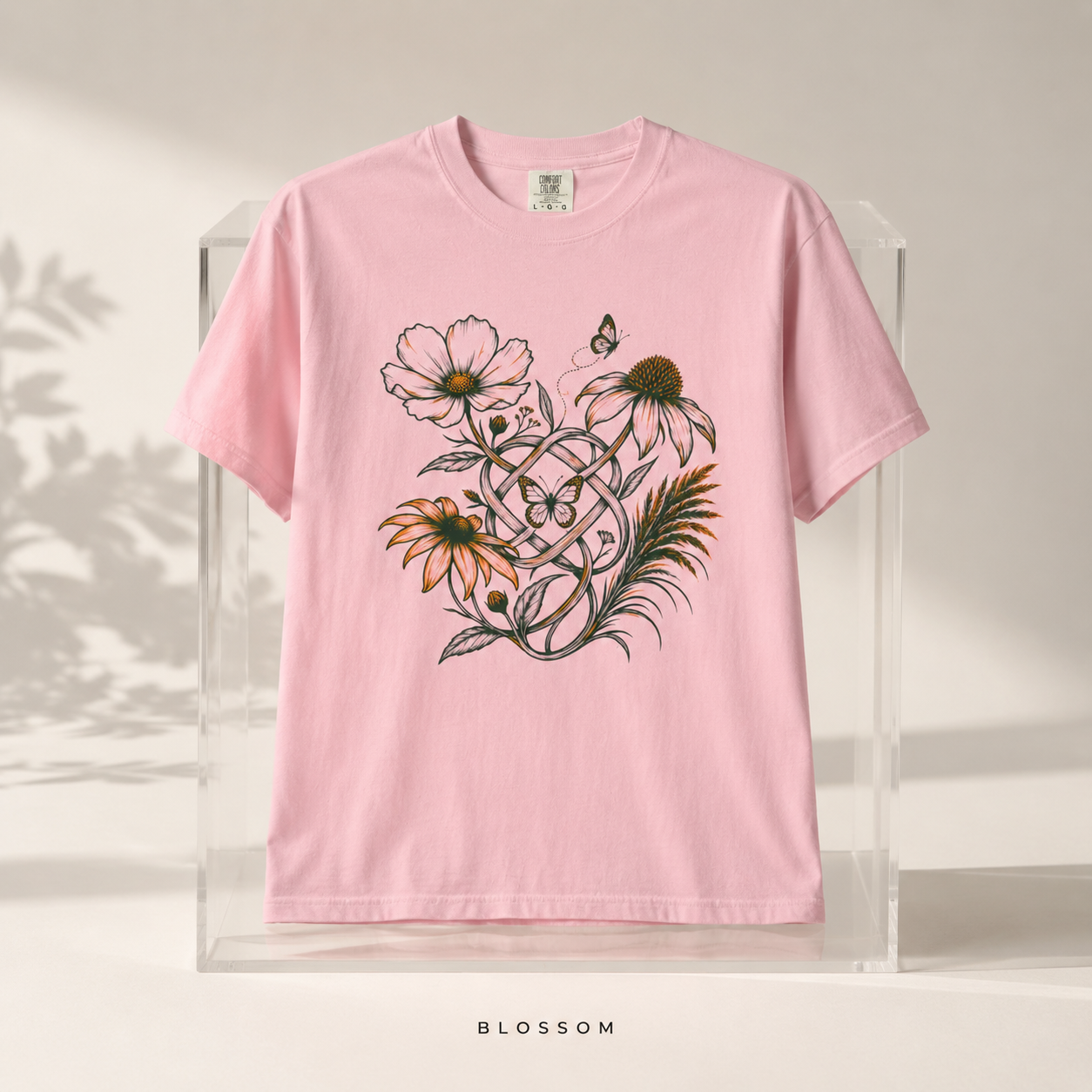 Wildflower Love Knot Botanical T-Shirt