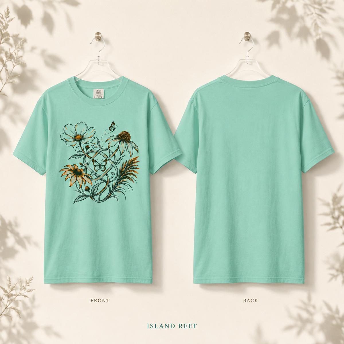 Wildflower Love Knot Botanical T-Shirt