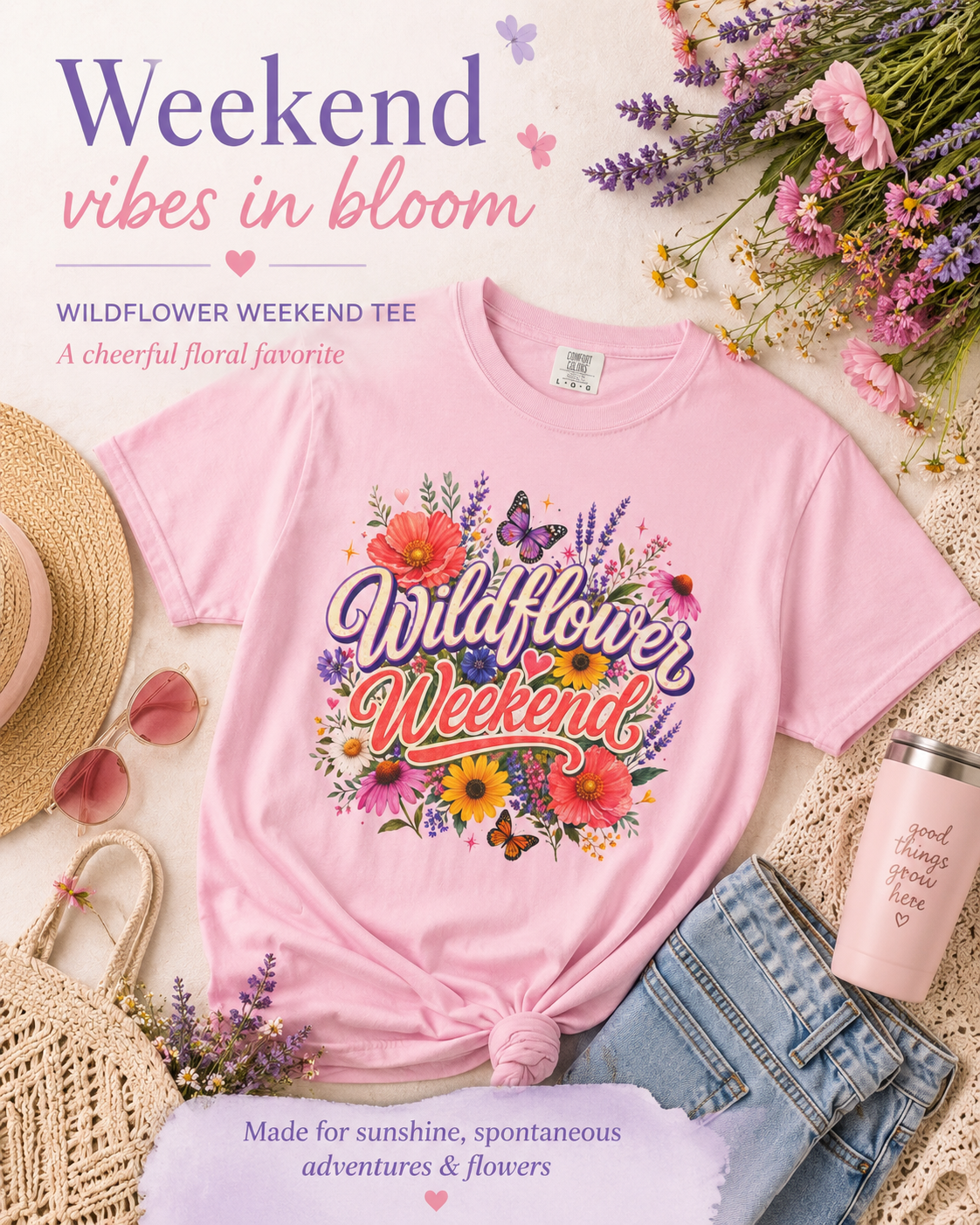 Wildflower Weekend - Botanical Summer Tee