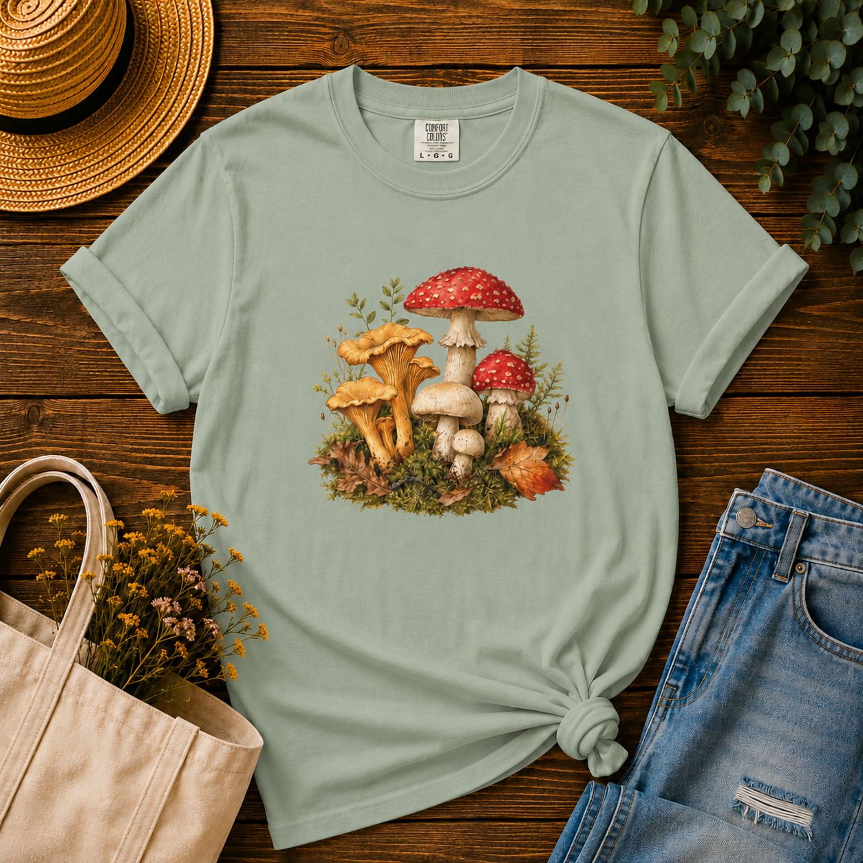 Woodland Mushrooms Tee
