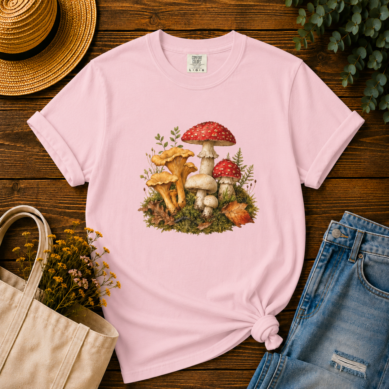Woodland Mushrooms Tee