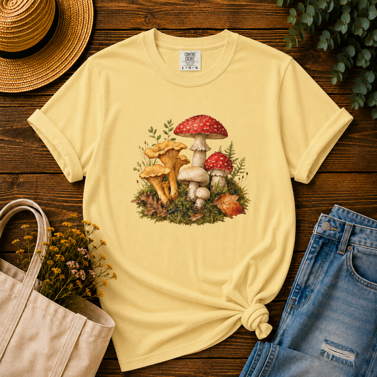 Woodland Mushrooms Tee