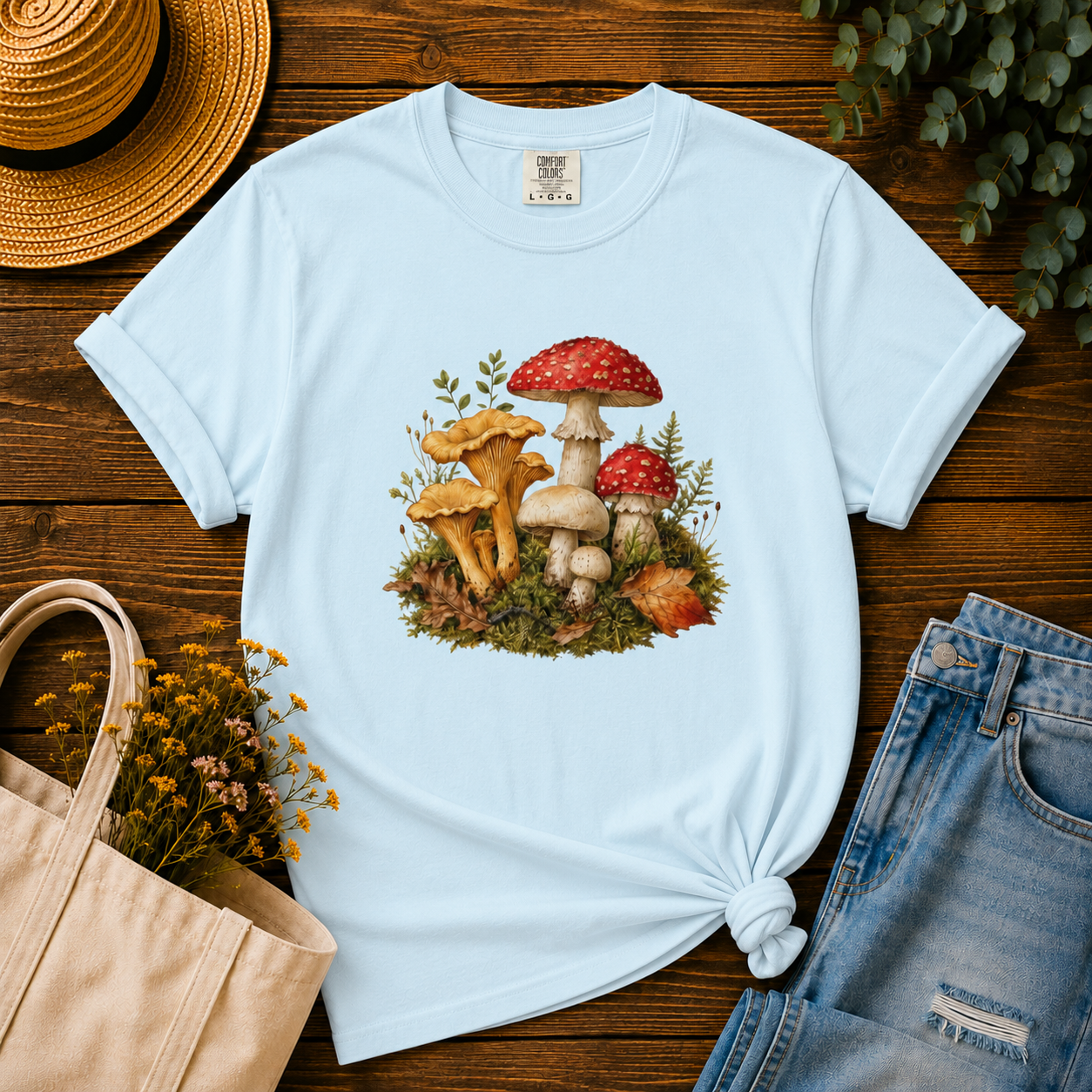 Woodland Mushrooms Tee