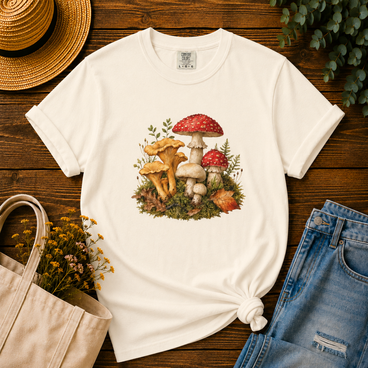Woodland Mushrooms Tee