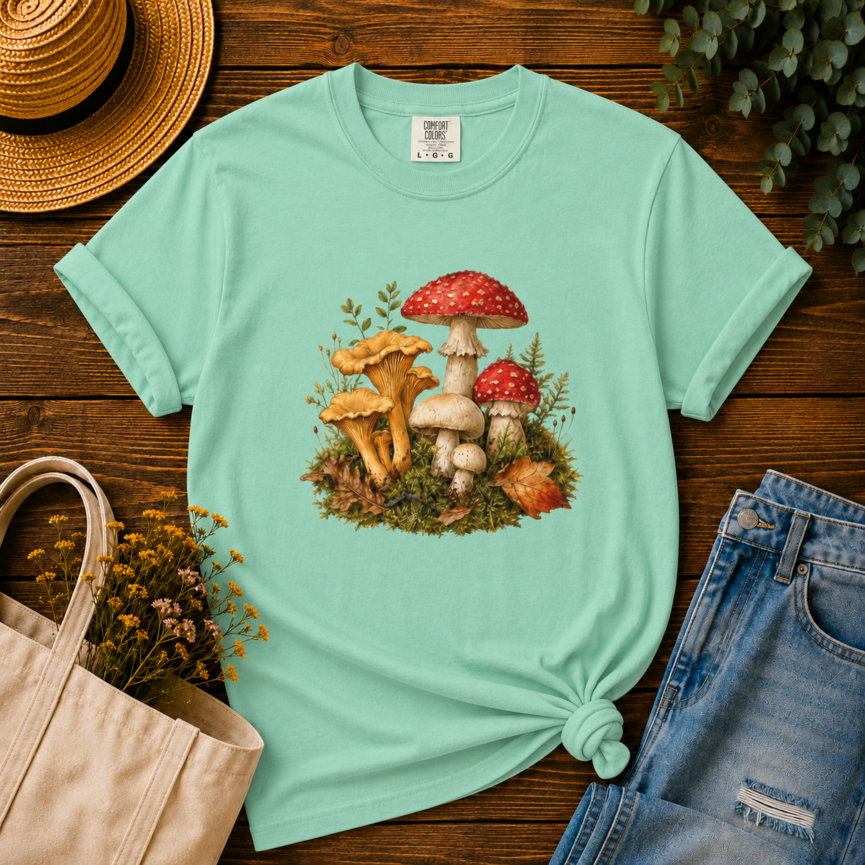 Woodland Mushrooms Tee