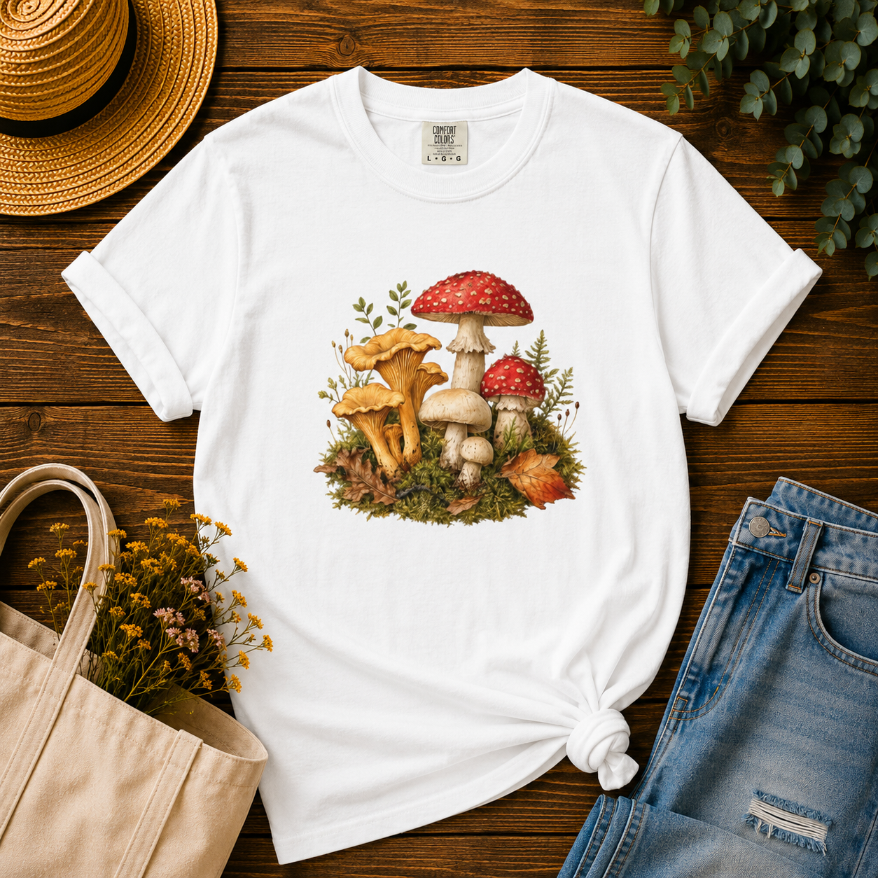 Woodland Mushrooms Tee