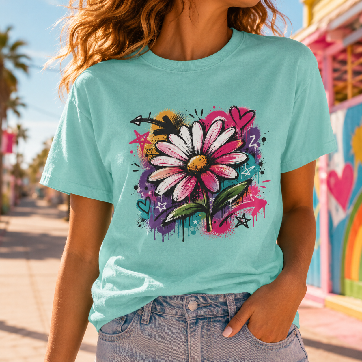 Wild Daisy — Graffiti Tee