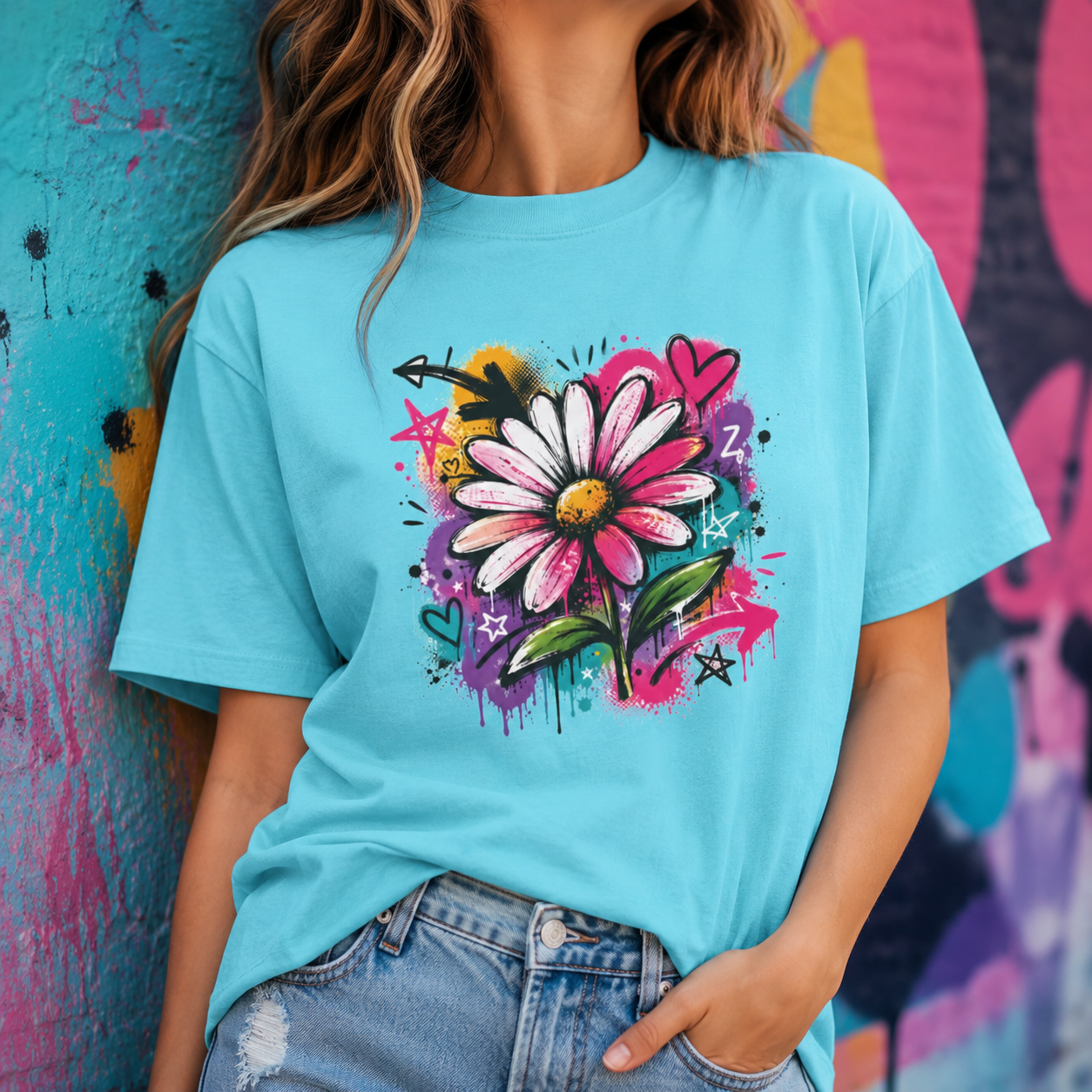 Wild Daisy — Graffiti Tee