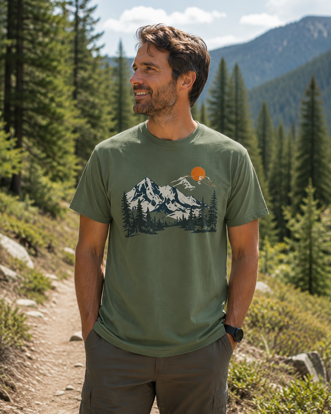 Mountain Sunset Tee