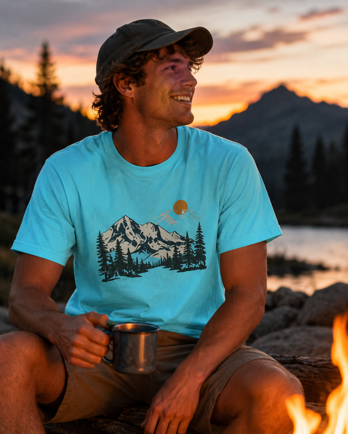 Mountain Sunset Tee