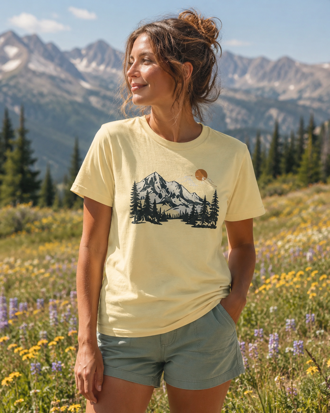 Mountain Sunset Tee