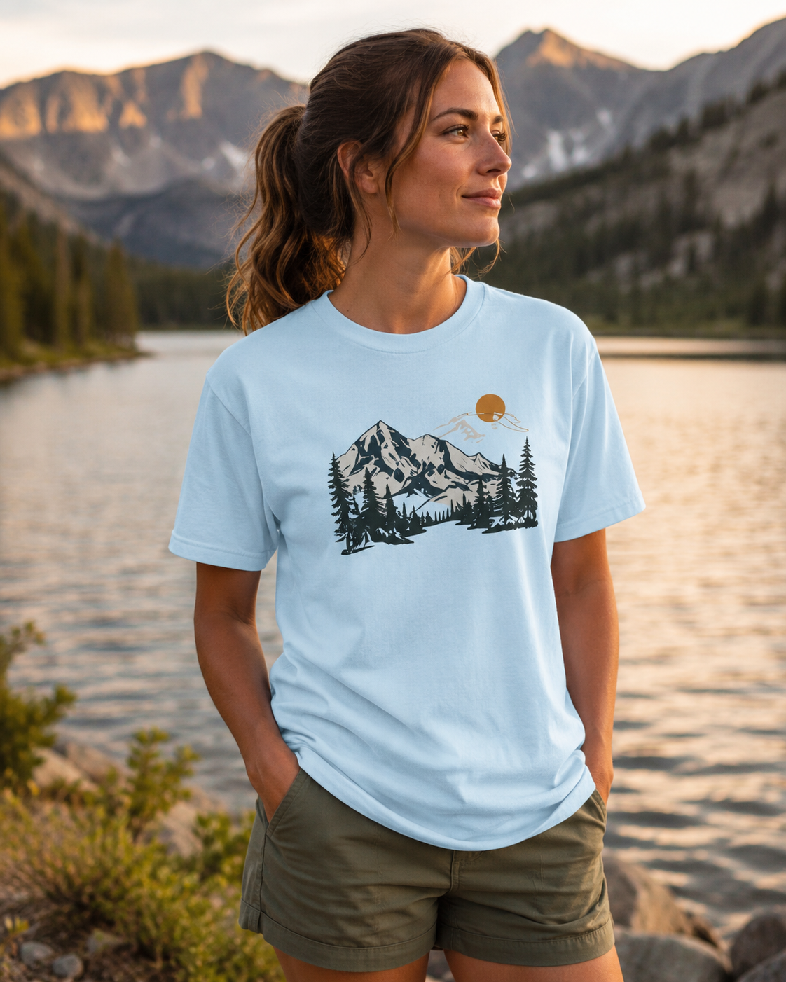 Mountain Sunset Tee