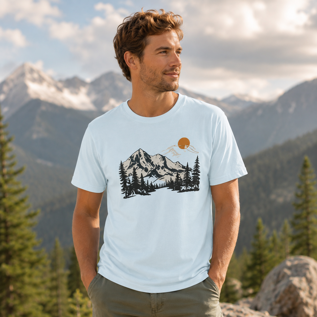 Mountain Sunset Tee